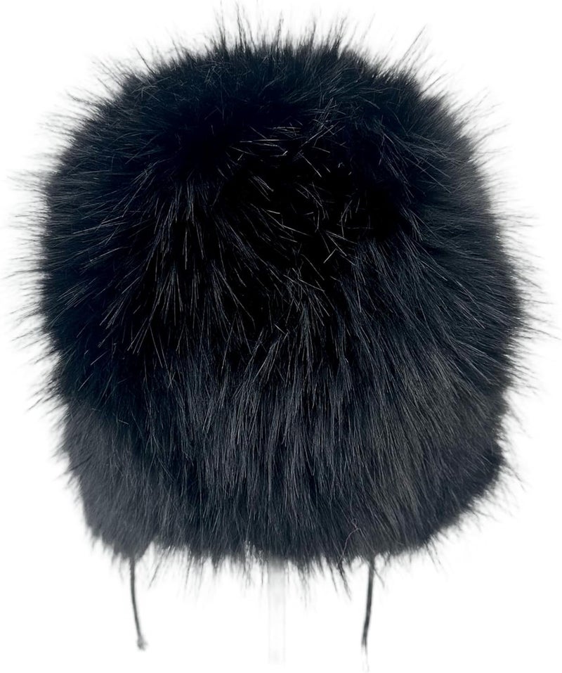YFJNV Y2K Faux Fur Russian Hat, Soft, Warm Winter Trapper Hat with Earmuffs for Men and Women - Image 3
